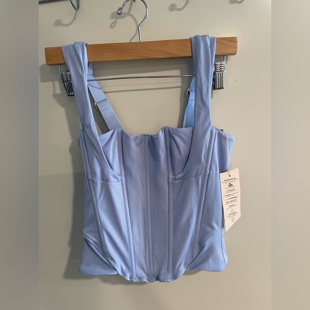 Elegant Blue Women's Top - Picture 5 of 14